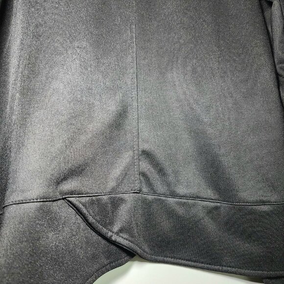 Black Chic Military-inspired blazer, jacket,  lightweight, mix blend material, l - Picture 12 of 13